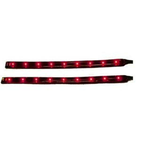 Vision X Lighting 4005532 6 in. Flexible LED Bars Red, 2PK HIL-FM6R